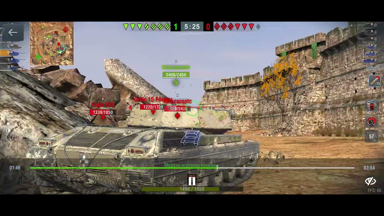 Wot bltiz T110E3 Напряжённый бой в сложной ситуации An intense fight in a difficult situation