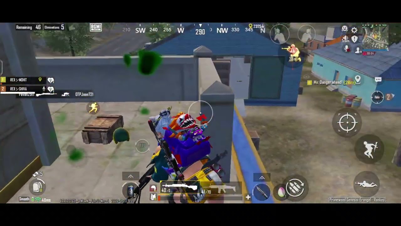 Chicken Dinner (almost died 2 times) 