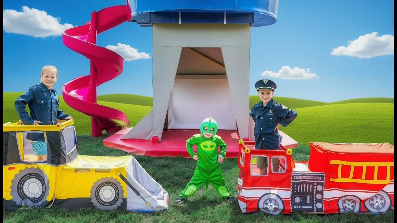 Assistant & Batboy Save the Paw Patrol Lookout Tower!