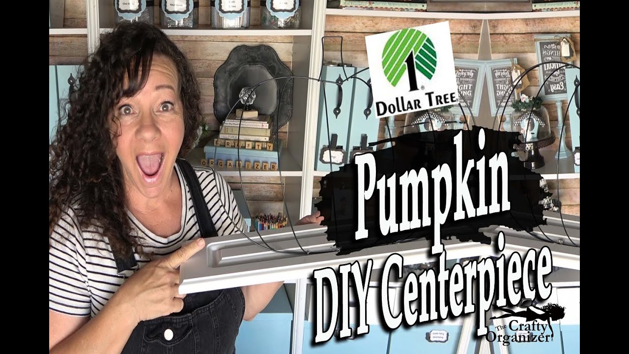 Dollar Tree Pumpkin Centerpiece