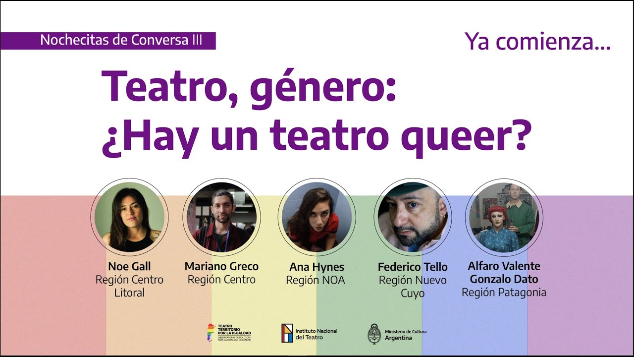 NOCHECITAS DE CONVERSA III - Teatro, género: ¿Hay teatro queer?