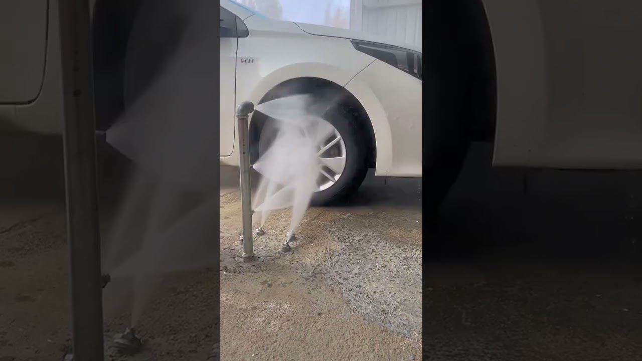 Induction type touchless car wash- Good tools and machinery make work easy