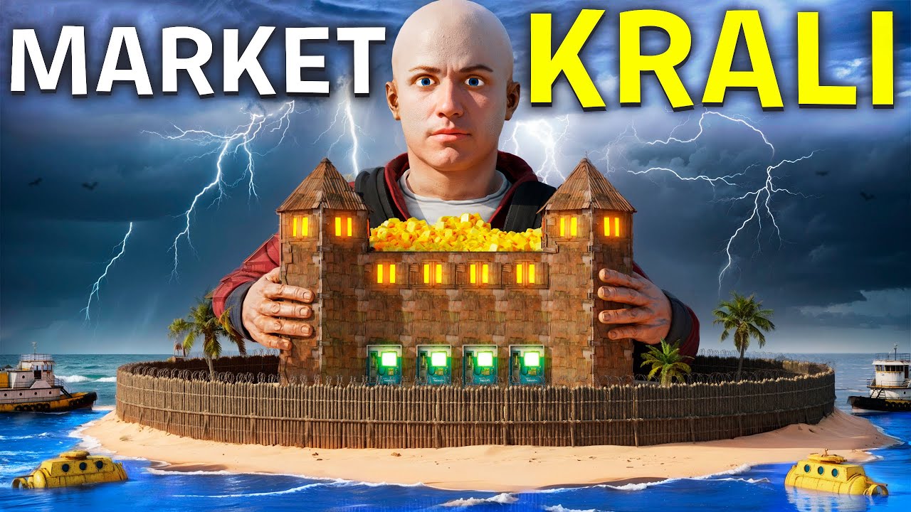 ÂDETA OYUNDA BİR İLK BAŞIMA GELDİ ! (MARKET İMPARATORLUĞU KURDUM !) Rust Türkçe Solo Film