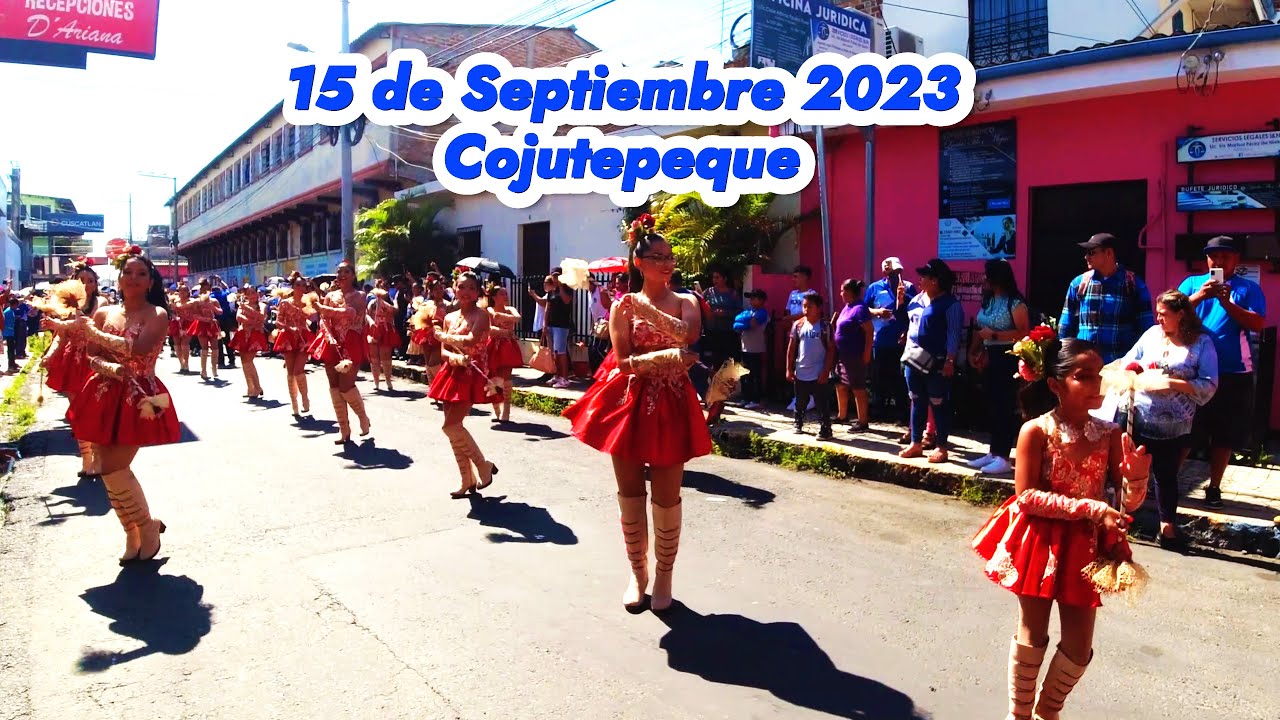 Desfile 15 de Septiembre 2023 en Cojutepeque. // CojuteCojute