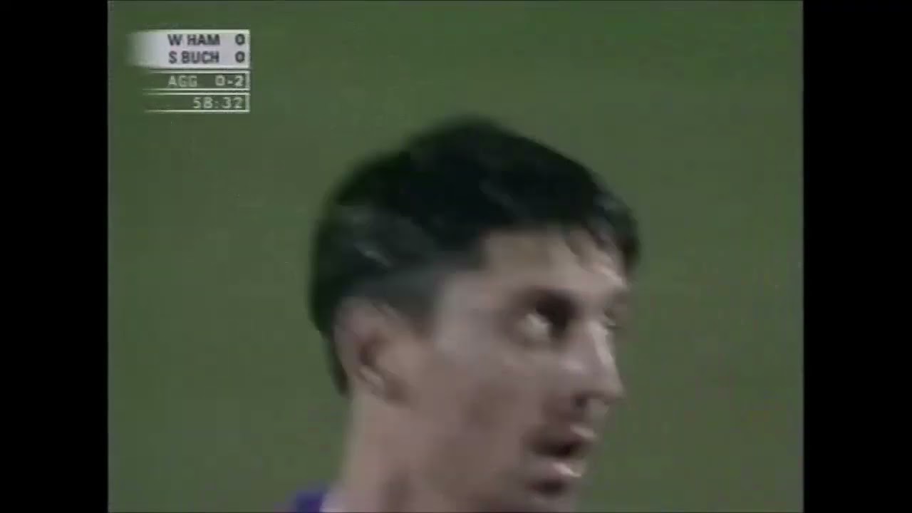 West Ham 0-0 Steaua Bucharest 4th November 1999