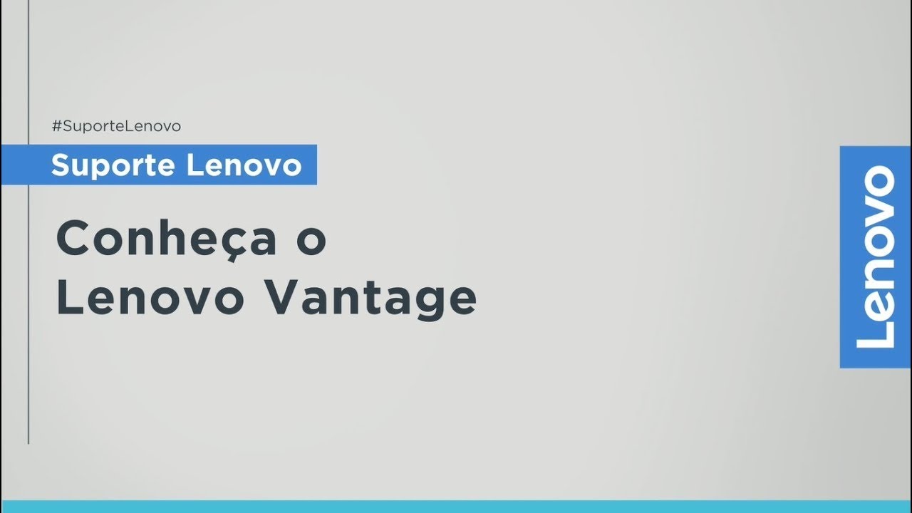 Como usar o Lenovo Vantage