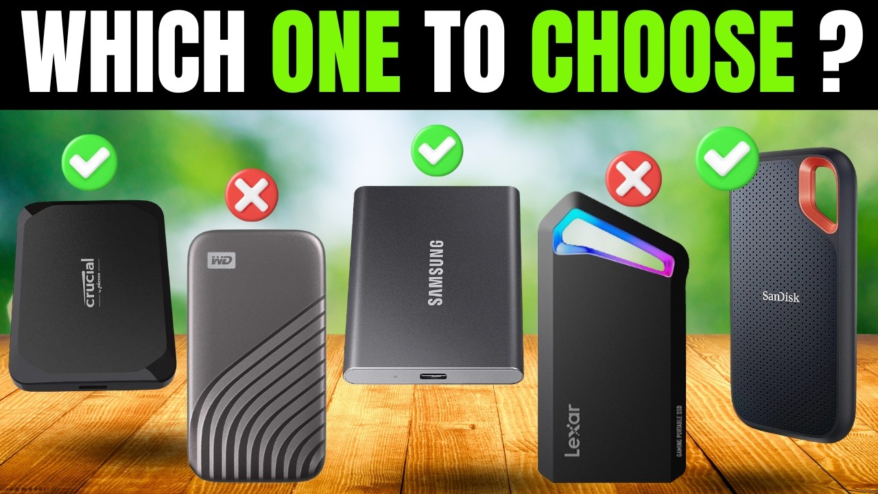 ✅ Best External Portable SSDs [2026]💾for Gaming, Mac, Video Editing, iPhone, Music Production, USB-C
