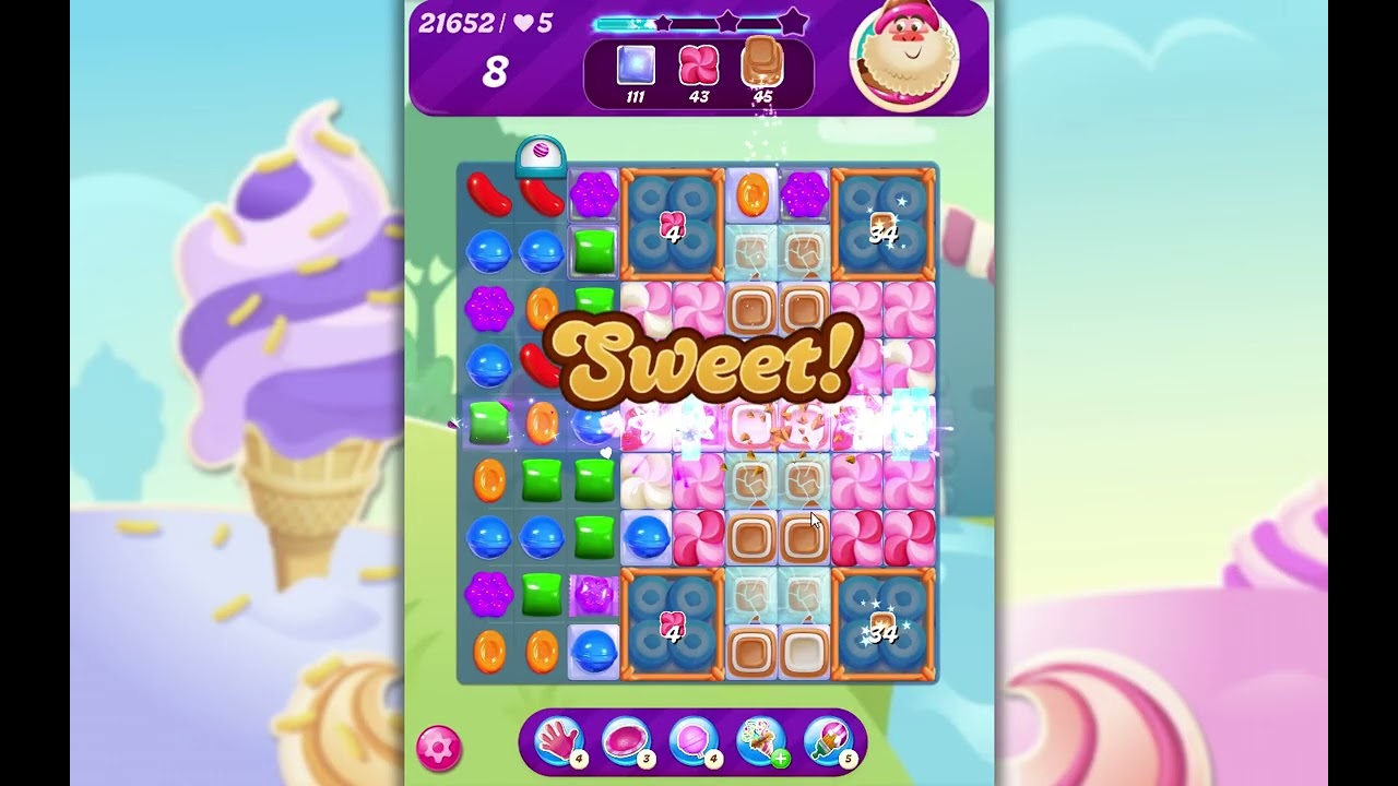 Candy Crush Saga Level 21652