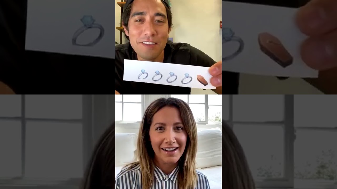 Ashley Tisdale Instagram live with Zach King (5-22-2020)