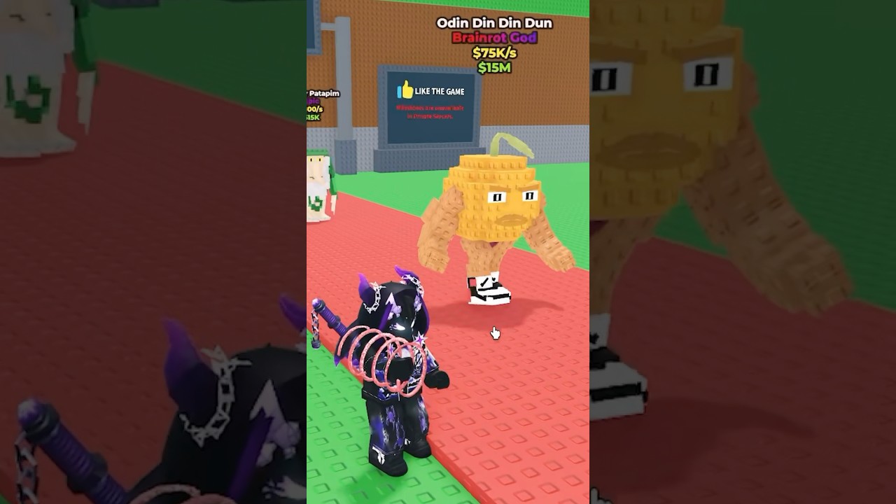 Краду РЕДЧАЙШИХ Богов Мозгогнила! 🏃&zwj;♂️💨 #roblox #robloxedit #robloxshorts