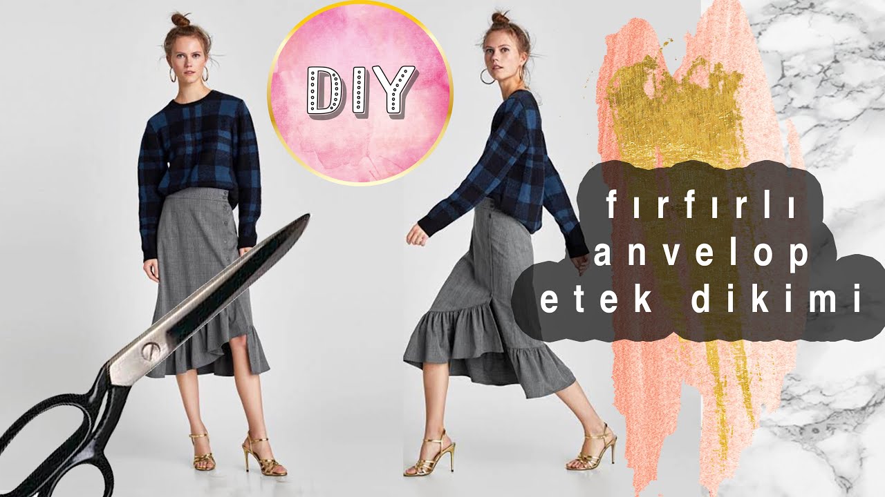 Юбка Zara Легкое шитье | Юбка с оборками без рукавов