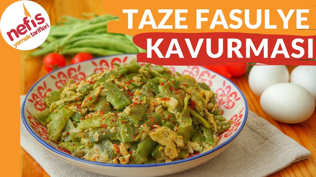BİRDE BÖYLE DENEYİN 👌ÇOK PRATİK ✅YUMURTALI TAZE FASULYE KAVURMASI TARİFİ