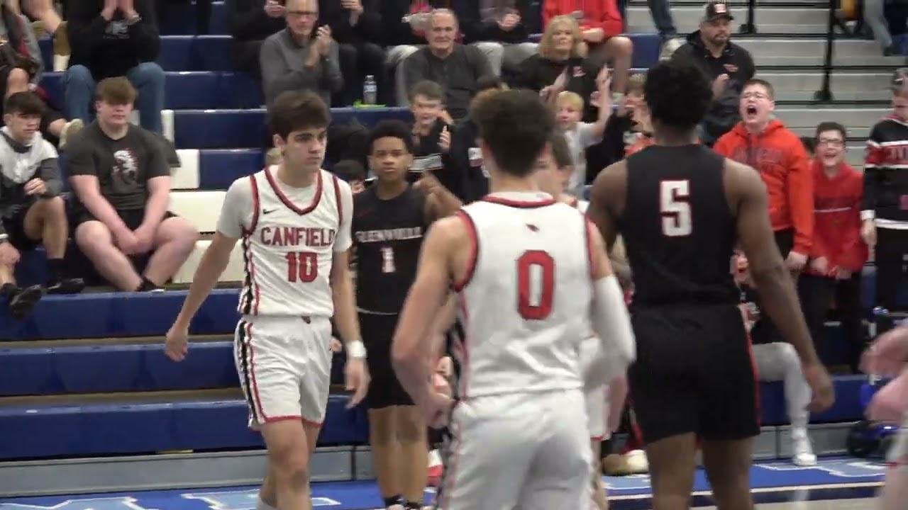 Glenville Tarblooders vs. Canfield Cardinals (Louisville District Final) (Boys Basketball) (3/9/24)