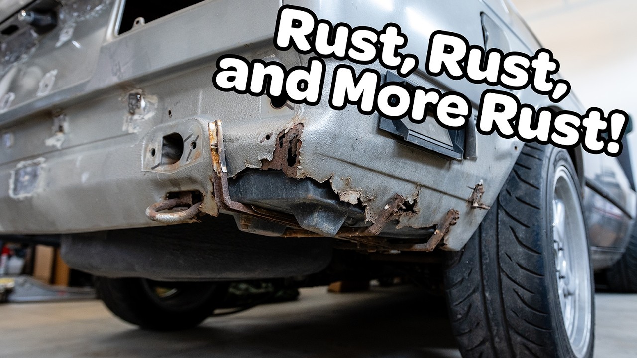 Rust Repair on the Worst E30 Battery Box Ever!