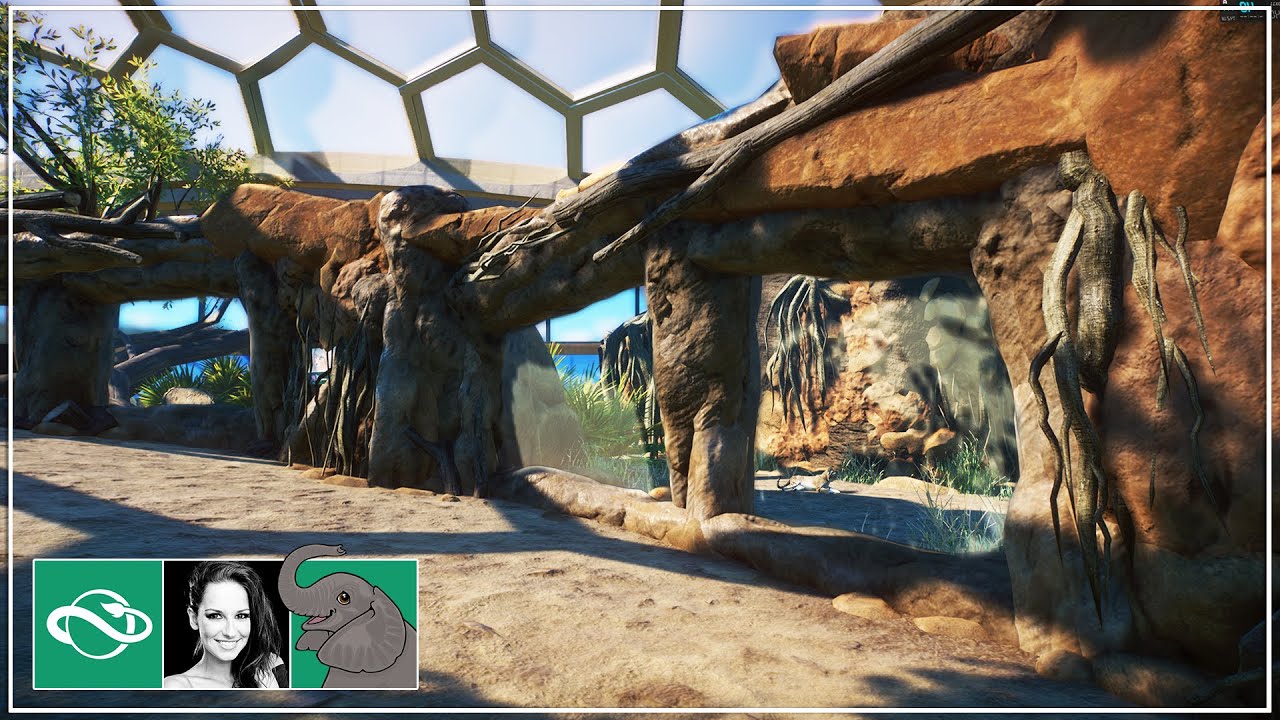 Building a Desert Dome with Sand Cat Habitat in City Zoo