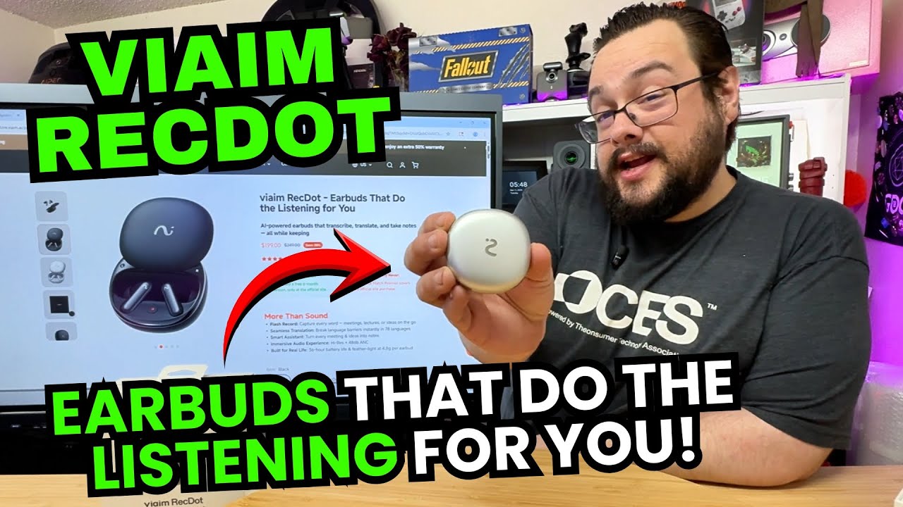 These AI Earbuds Take Meeting Notes FOR You! | VIAIM RecDot Review