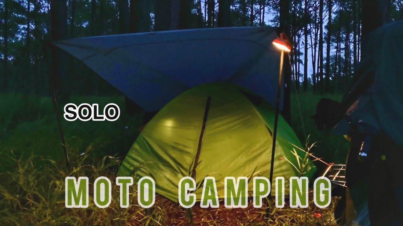 តោះជិះម៉ូតូបោះតង់​ / Solo Motorcycle Camp