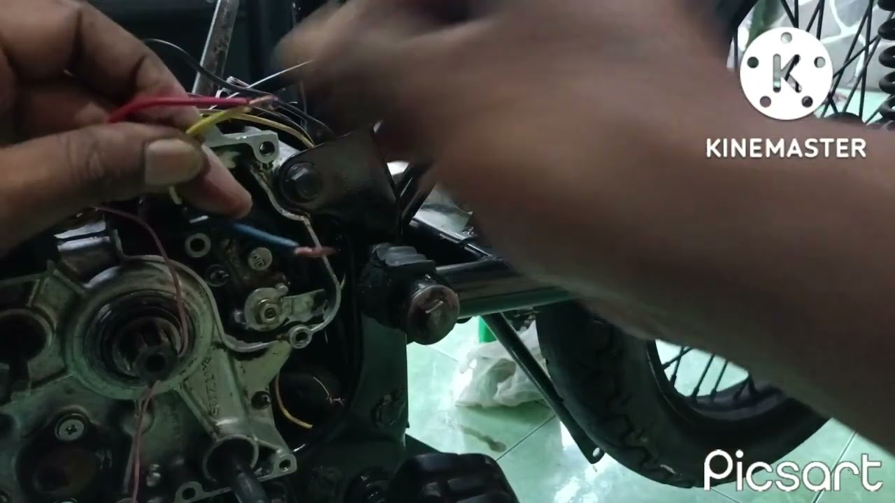 Suzuki trs118pasang CDI RC untuk spuul dobel dipasang pararel@hobi yono