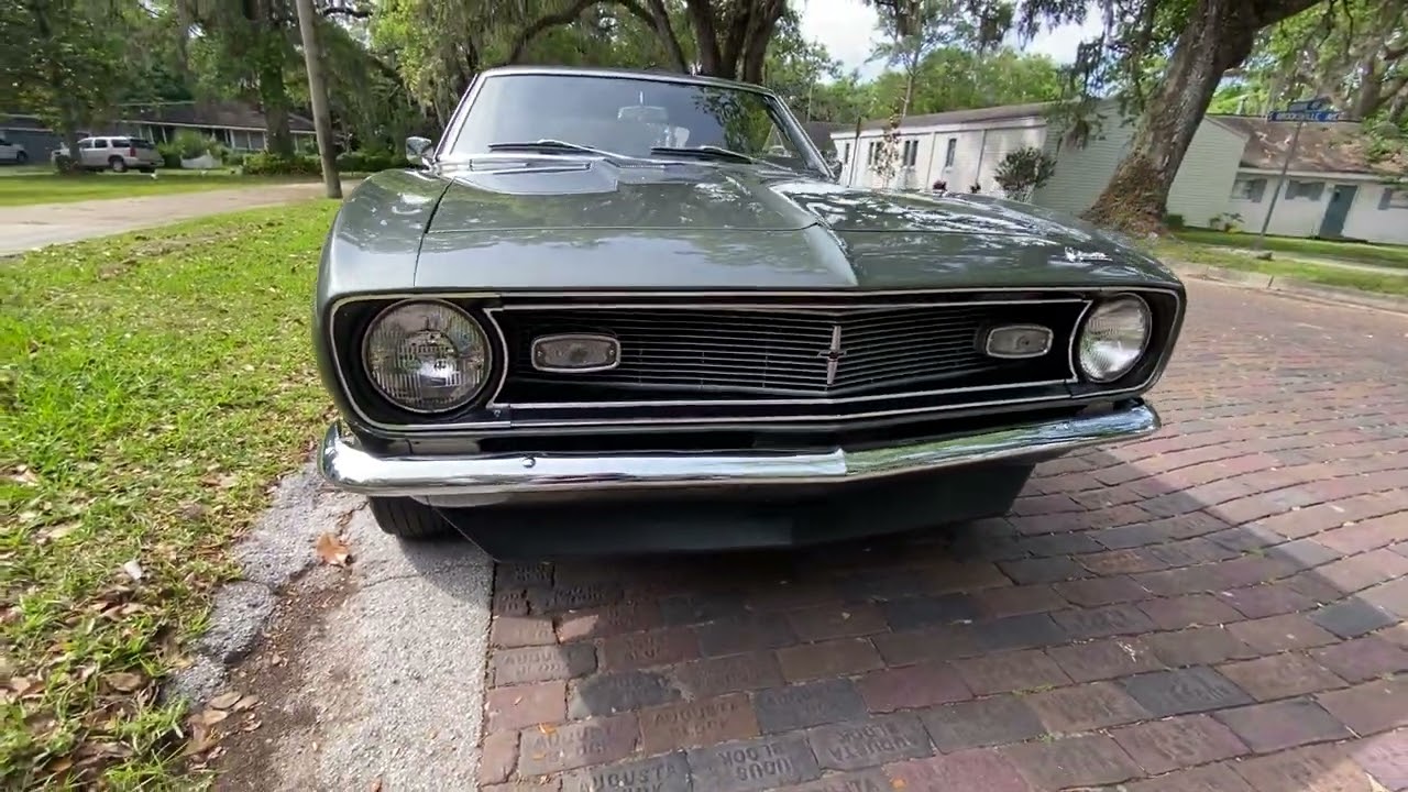 1968 Sequoia Green Camaro original Day2 restored