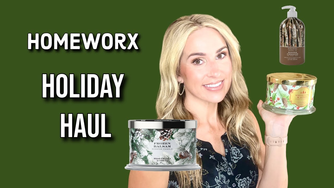 HOMEWORX HOLIDAY PR HAUL: Returning Faves & A New Candle for the QVC Big Deal