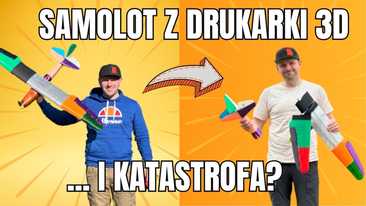 Wydrukowałem samolot na drukarce 3D I GO ROZBIŁEM !
