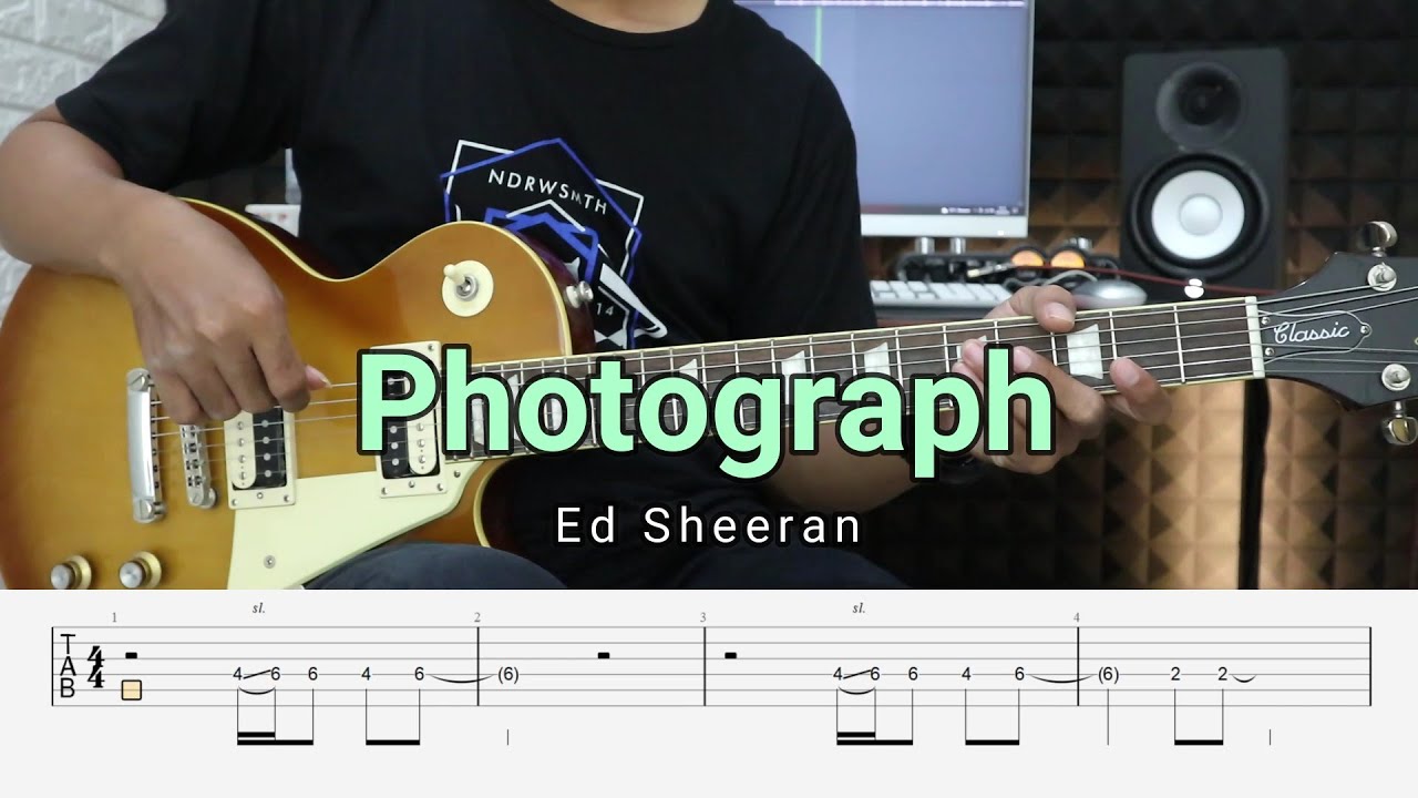 Photograph - Ed Sheeran - Guitar Instrumental Cover + Tab