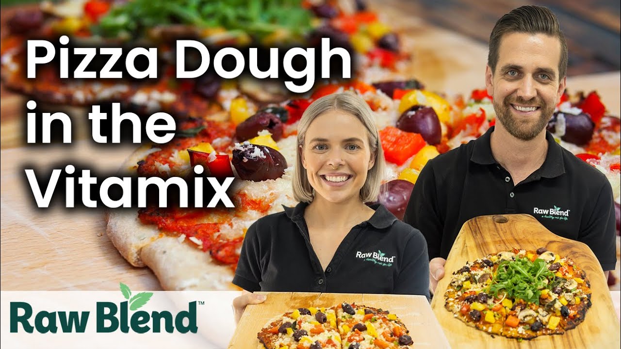 How to make Pizza Dough (Wholemeal & Freekeh) in a Vitamix Blender! | Recipe Video