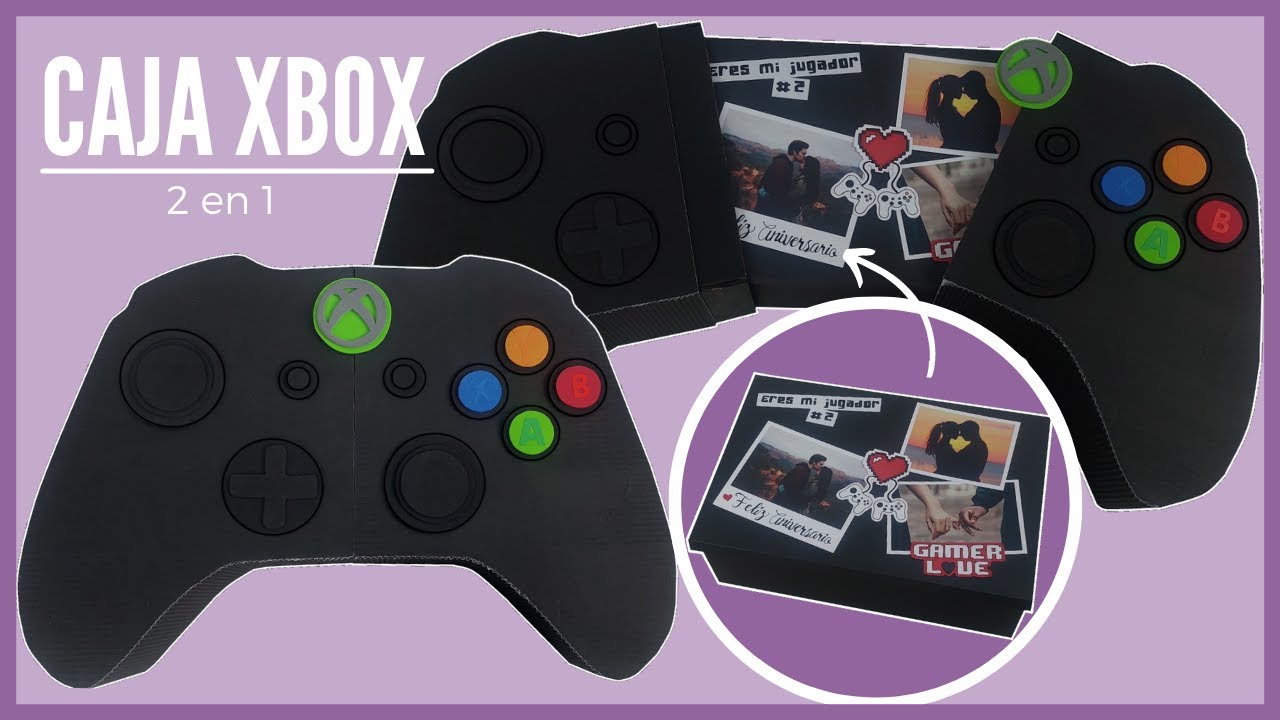 Xbox CAJA 2 en 1 || CAJA de regalo para MI NOVI@ || Día del NIÑO || REGALO ACCESIBLE