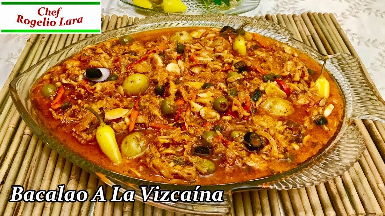 BACALAO A LA VIZCAÍNA,RECETA DELICIOSA!