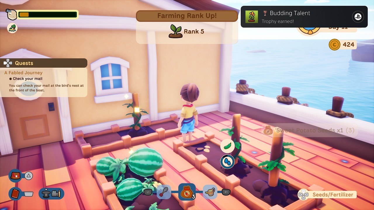 Collector's Cove Gameplay 🚢 PS5 - Adorable farming game