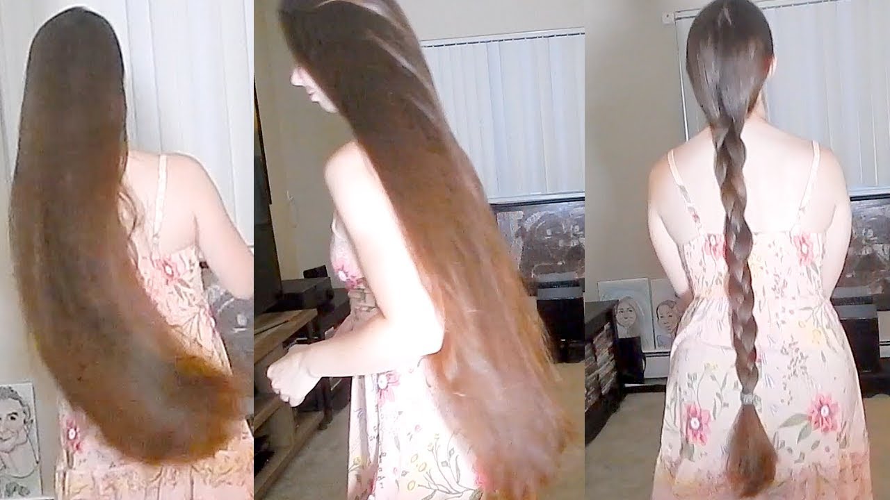 RealRapunzels - Super silky long hair play and dance (preview)
