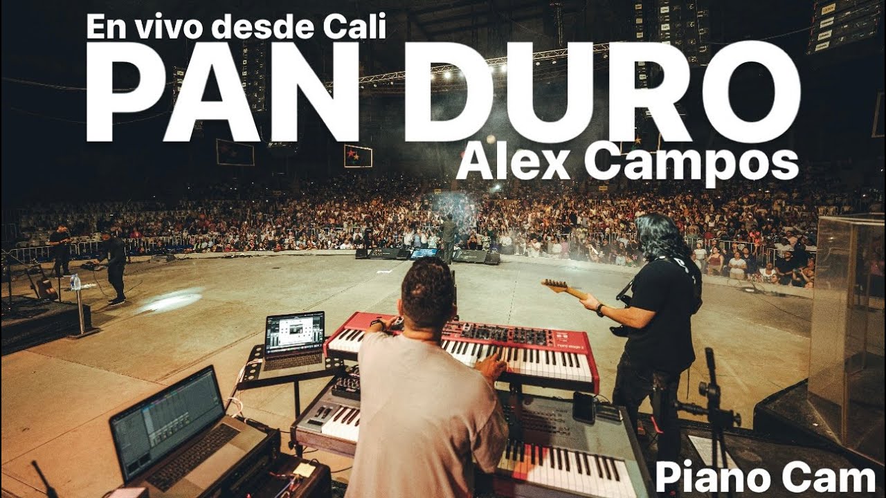 Pan Duro | Piano Cam Cesar Castellanos | ALEX CAMPOS En vivo desde Cali |