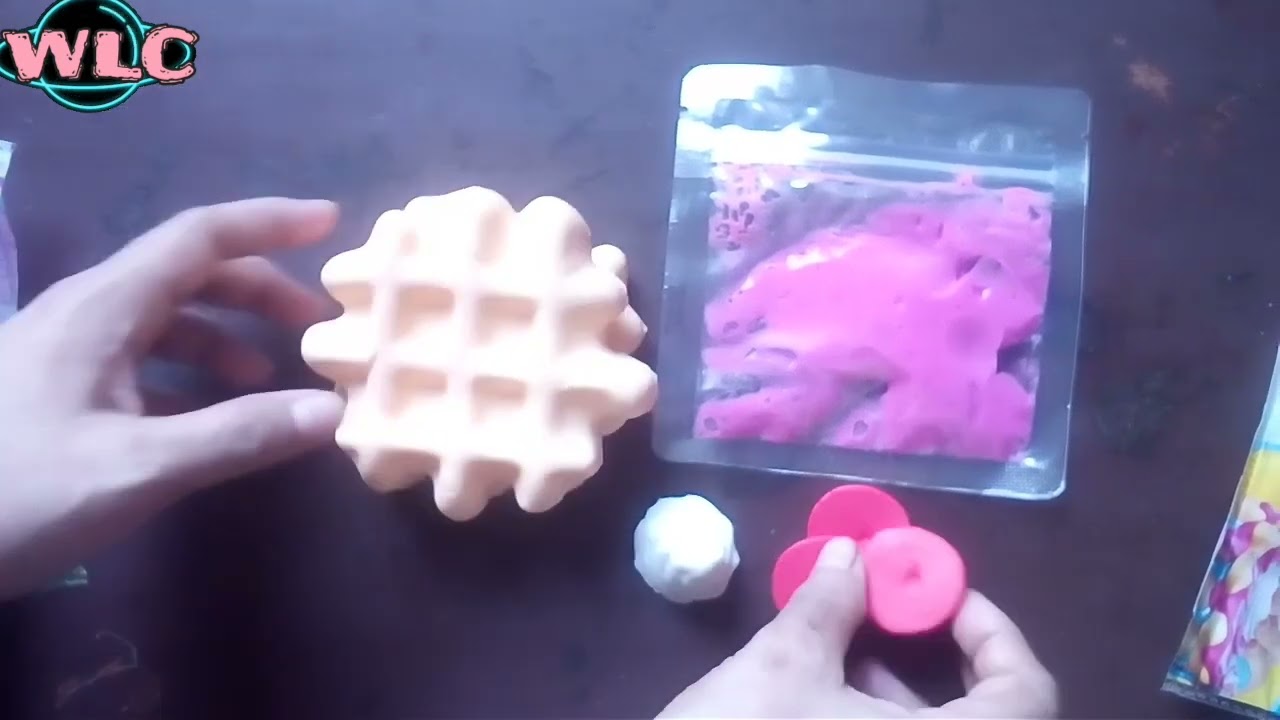 Most #satisfying #ORBSLIMICAFE #squishy Waffle Stack pack @WiseLabCreations