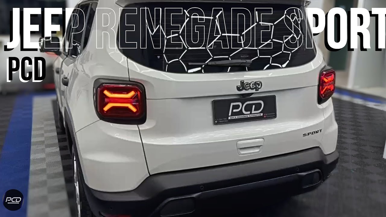 Novo Jeep Renegade Sport PCD 2026 - Instalamos  Uconnect 8.4” + Sensor de ré + Neblina e Muito + 🔥