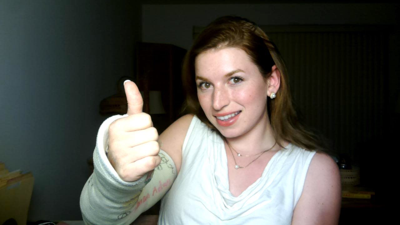 Staying fit in a cast