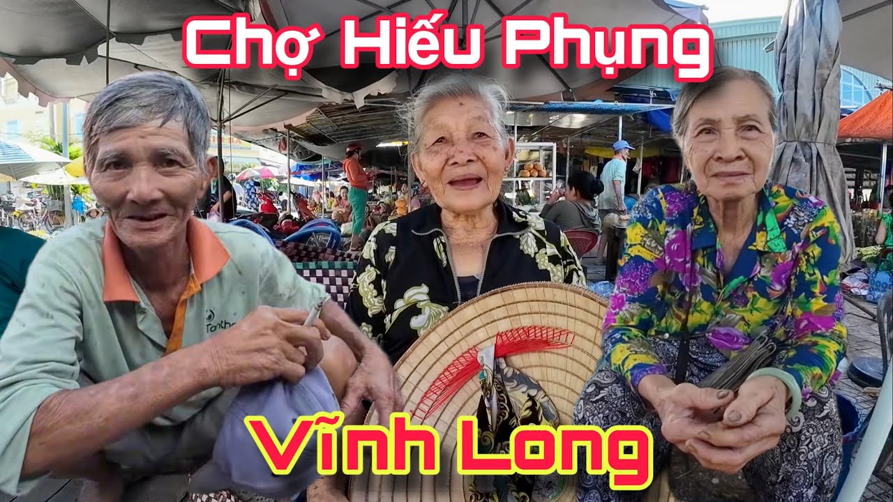 Chợ Hiếu Phụng Vũng Liêm Vĩnh Long Người Lớn Tuổi Khó Khăn Nhận Quà Từ Sài Gòn | Khương Nhựt Minh