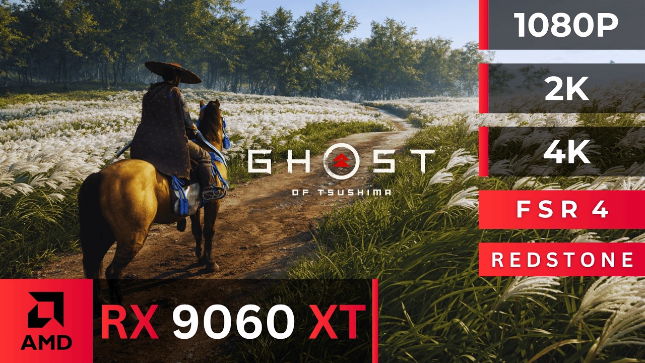 Ghost of Tsushima FSR 4 Redstone | RX 9060 XT 16GB + Ryzen 7 7800X3D