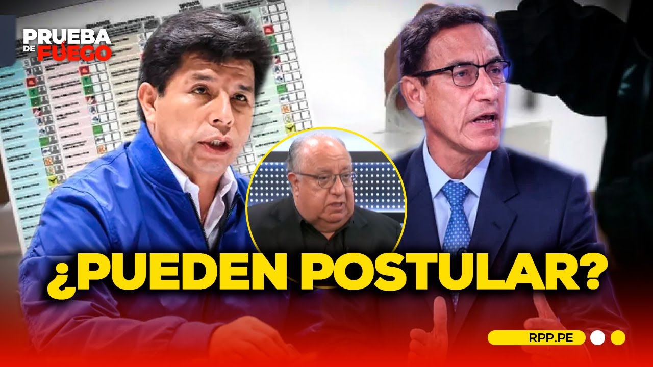 Elecciones 2026: ¿Cuál es la situación de Pedro Castillo y Martín Vizcarra? #PDFRPP | ENTREVISTA