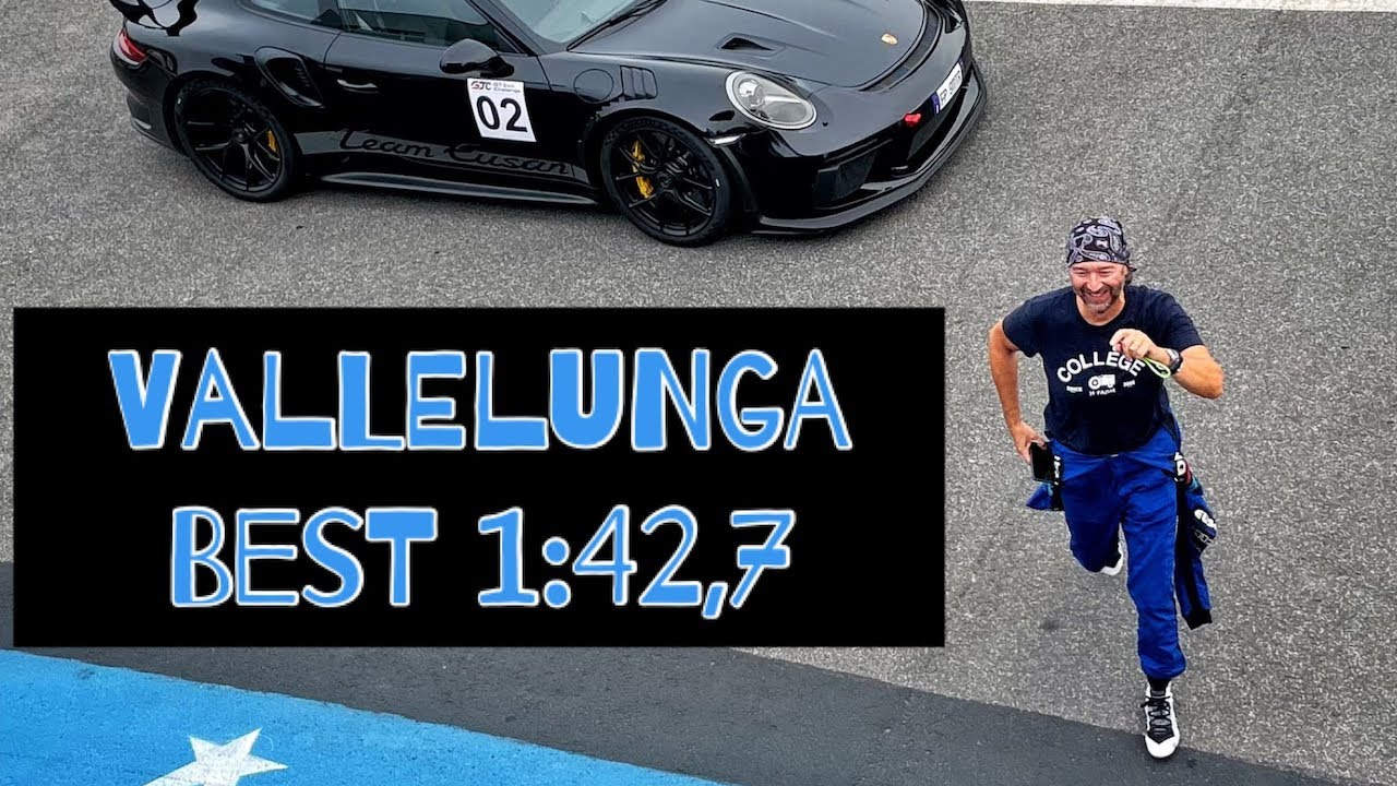 Vallelunga Porsche 991.2 GT3 RS Best Lap 1:42,7