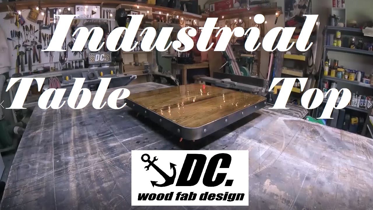 Wood/Metal INDUSTRIAL PUB TABLE TOP