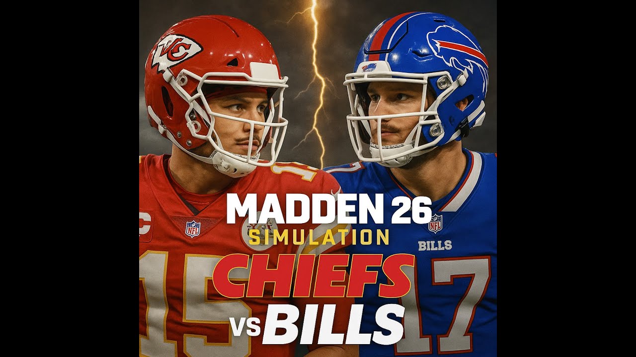 Kansas City Chiefs vs Buffalo Bills | Madden NFL 26 Simulation | Full Game Highlights