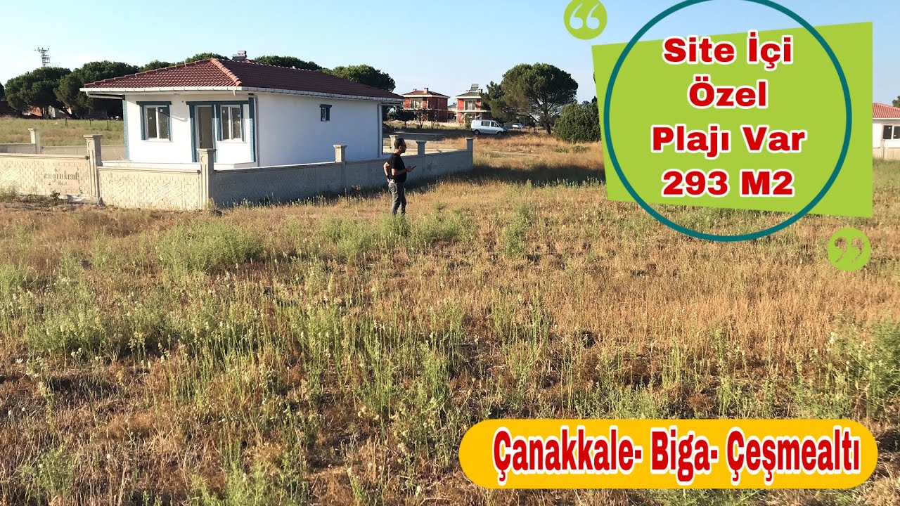 SATILDI Biga Çeşmealtı Enginkent Sitesinde 293 M2 İmarlı Arsa 117.000 TL