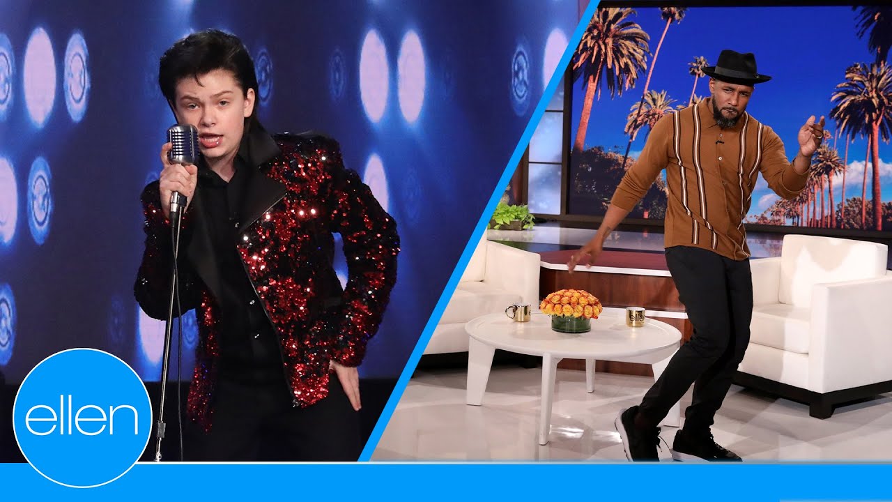 Elvis Tribute Artist Teaches tWitch Iconic Moves