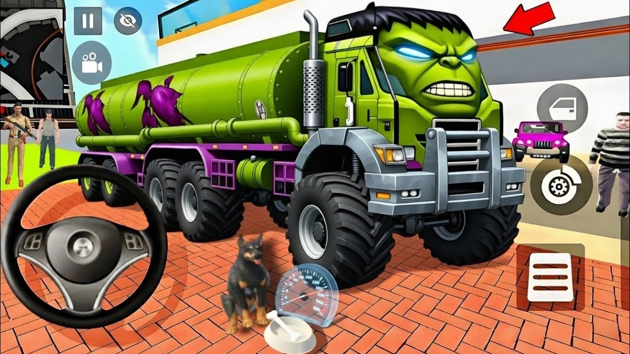 🤑Indian Thift Auto Simulator🤩Indian Showroom Purchase😯Modified Lexriy New Police DumperAnd Bike🥳Game