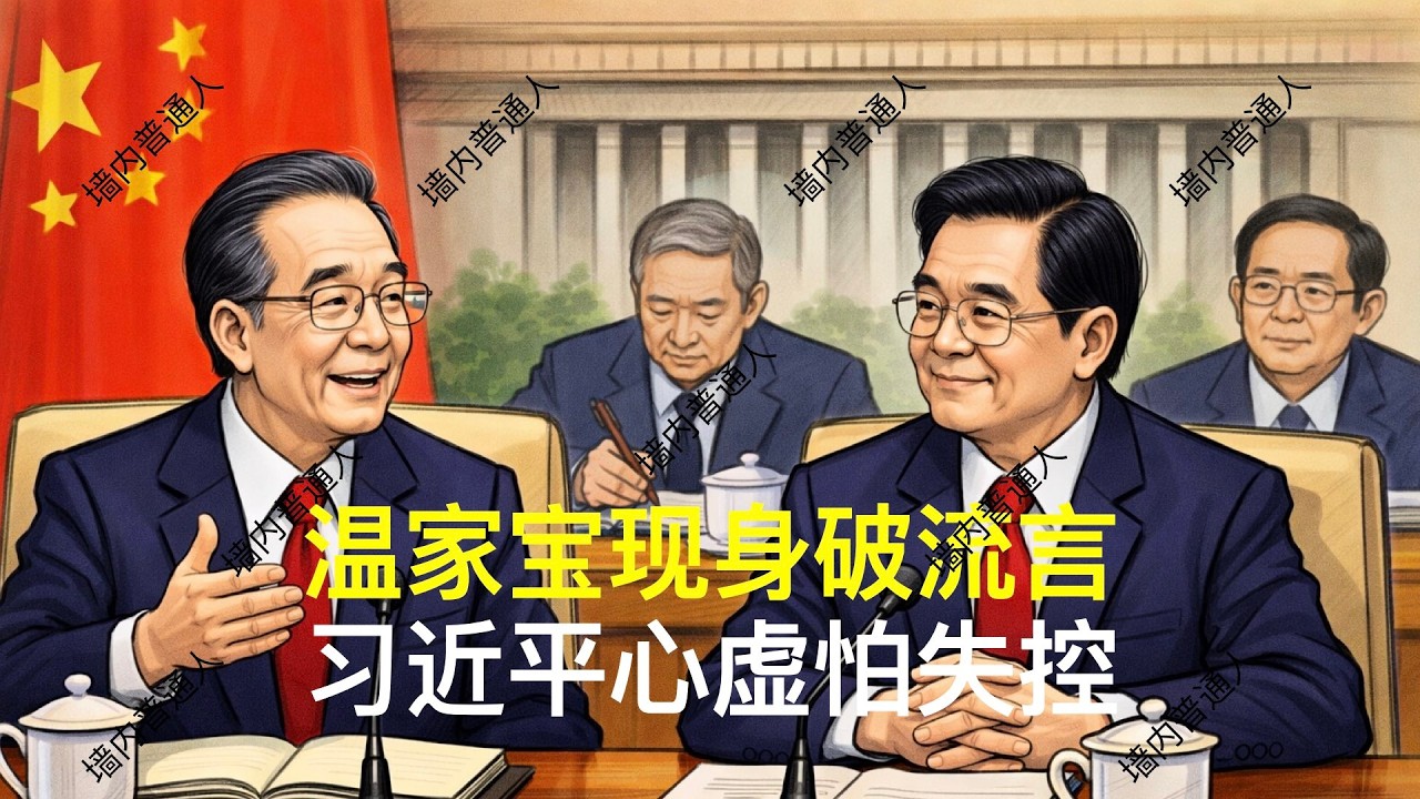 温家宝现身破流言，习近平心虚怕失控｜胡锦涛｜刘源｜邓朴方｜汪洋｜胡春华｜党中央决策议事协调机构