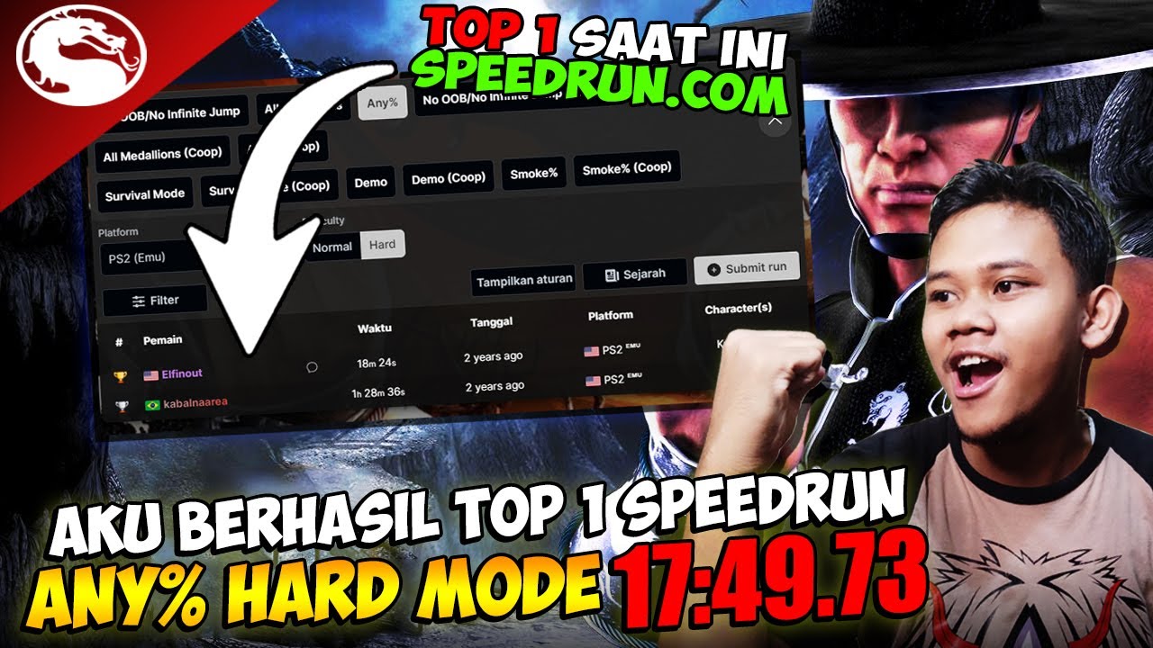 AKU BERHASIL MENAMATKAN MK SHAOLIN MONKS (PS2 EMU) DALAM WAKTU 17:49.73 - ANY% KUNG LAO HARD MODE