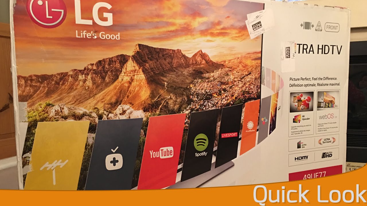 LG 49 inch 4K UHD LED TV (UF770) - Quick Look!