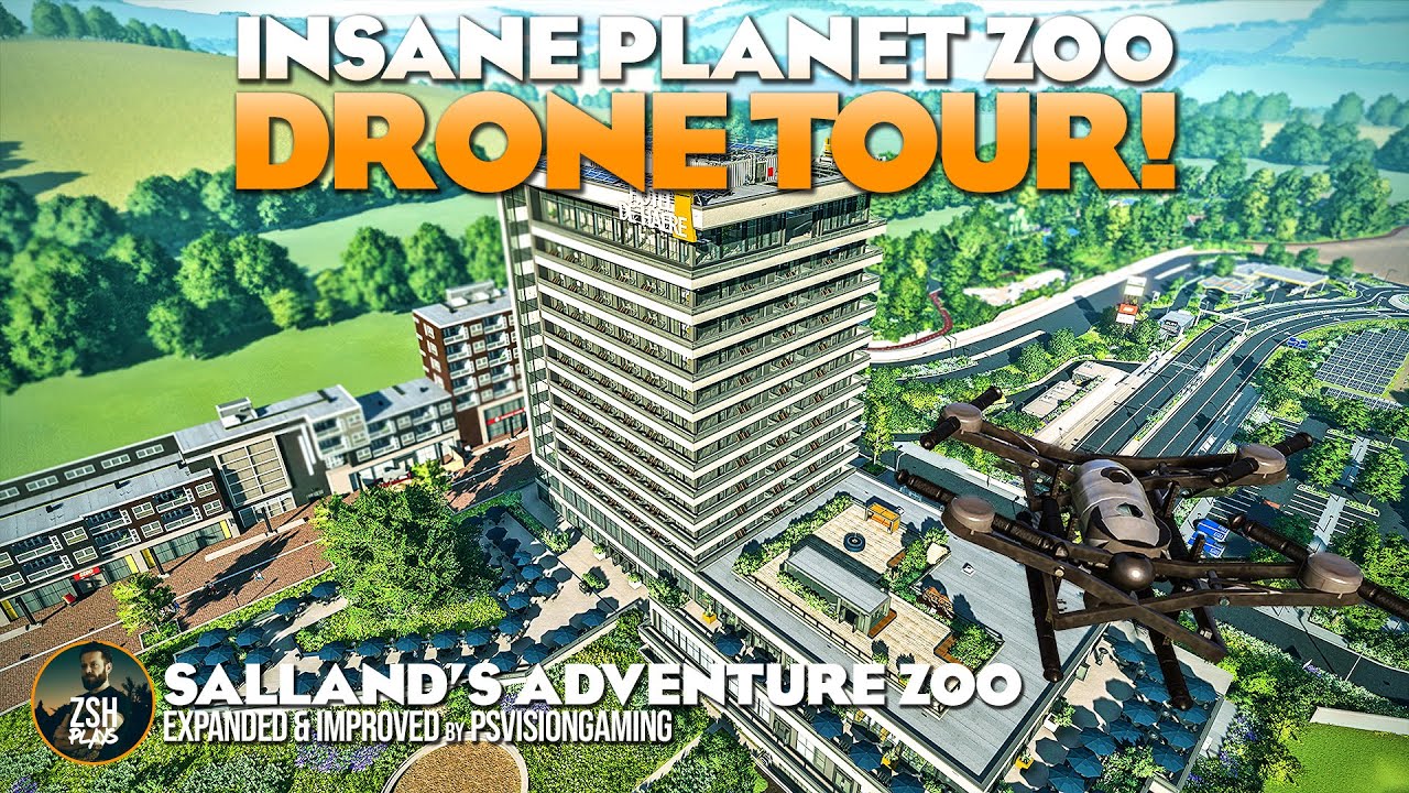 The Most Detailed Planet Zoo Build Ever! | Salland's Adventure Zoo | Planet Zoo Tour
