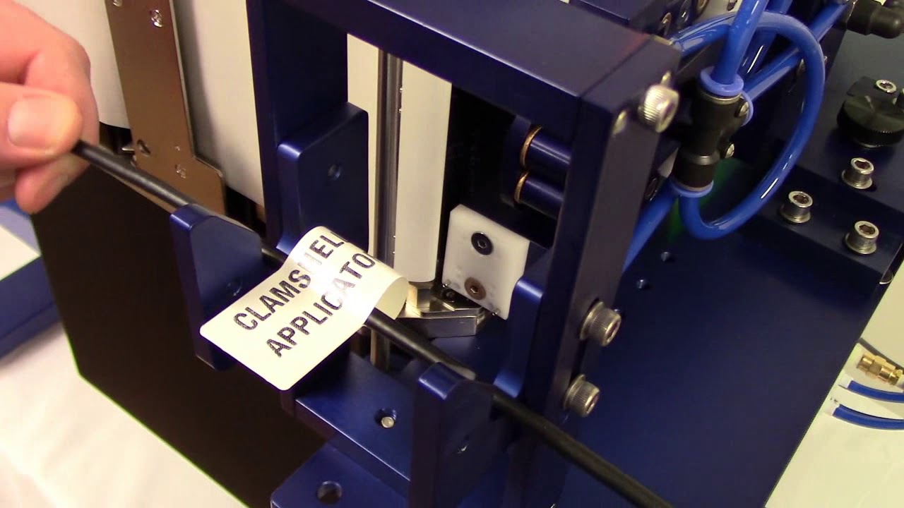 LM3605 Table-Top Print & Apply Label Applicator w/ Clamshell Flag Module