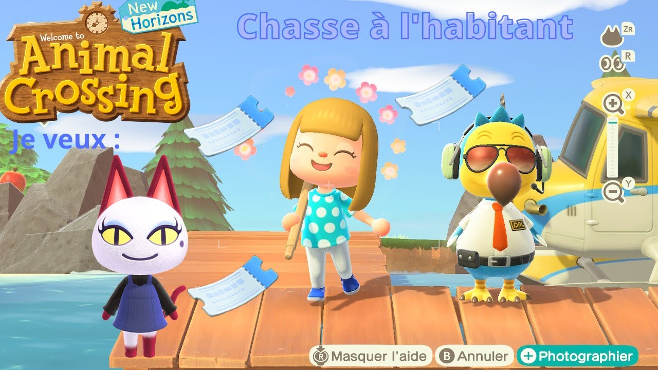 ⚡CHASSE A L'HABITANT POUR TROUVER LA BELLE OLIVIA😍🤞 - ANIMAL CROSSING NEW HORIZONS #ANIMALCROSSING